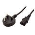 Lindy Kabel síťový UK, BS1363 (typ G) - IEC320 C13, 5m, černý
