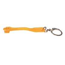 Lindy Záslepka RJ45, 10ks + klíč, oranžová