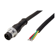 Ostatní Silverline kabel M12 4pin (M) - bez koncovky, kód A, 1m, PUR