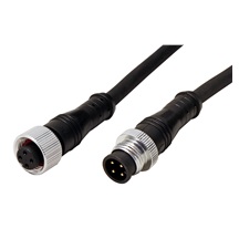Ostatní Silverline prodlužovací kabel M12 4pin (M) - 4pin (F), kód A, 1m, PUR