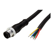 Ostatní Silverline kabel M12 5pin (M) - bez koncovky, kód A, 1m, PUR