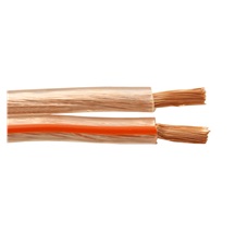 Ostatní Kabel k reproduktorům, 2x 4mm2, měď, trasparentní, 100m