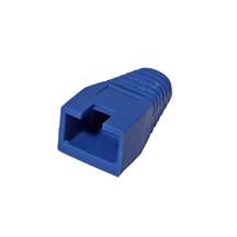 Ostatní Krytka konektoru RJ45 na kulatý kabel, s výřezem,  1ks, modrá