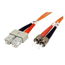 Ostatní Optický patchkabel ST-SC 50/125 (multi mode), duplex, 2m