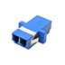 Ostatní Optická spojka LC-LC, duplex, singlemode, modrá