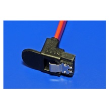 ROLINE Kabel datový SATA 6 Gb/s, lomený dolů, západky, 0,5m
