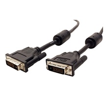 ROLINE DVI kabel, DVI-D(M) - DVI-D(M), dual link, s ferity, 5m