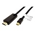 ROLINE DisplayPort - HDMI kabel, miniDP(M) -> HDMI M, 4K@60Hz, 2m