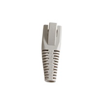 ROLINE Krytka konektoru RJ45 na kulatý kabel  5,5 - 8,5mm, s ochranou západky, 10ks, šedá