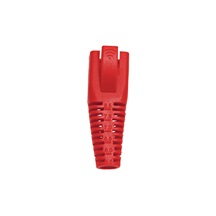 ROLINE Krytka konektoru RJ45 na kulatý kabel  5,5 - 8,5mm, s ochranou západky, 10ks, červená