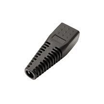 ROLINE Krytka konektoru RJ45 na kulatý kabel  5,5 - 8,5mm, s ochranou západky, 10ks, černá