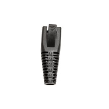 ROLINE Krytka konektoru RJ45 na kulatý kabel  5,5 - 8,5mm, s ochranou západky, 10ks, černá
