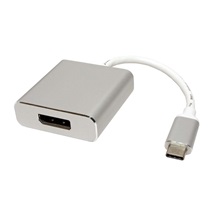 ROLINE Adaptér USB C(M) -> DP(F), 4K@60Hz, Alu
