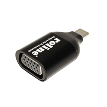 ROLINE Adaptér  USB C(M) -> VGA, 1920x1200@60Hz