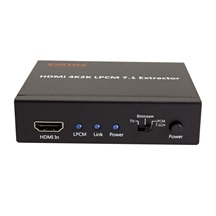 ROLINE HDMI audio extraktor, HDMI -> HDMI, 7.1 audio, 4K