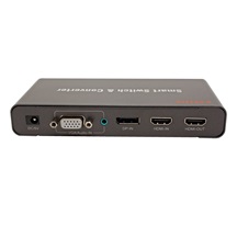 ROLINE Přepínač + konvertor HDMI/VGA/DP -> HDMI, 3:1