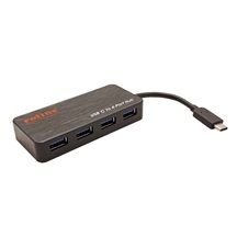 ROLINE USB 5Gbps Hub, USB C(M) - 4x USB3.0 A(F), se zdrojem