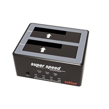 ROLINE Docking station USB 5Gbps pro 2,5'' / 3,5'' SATA HDD/SSD, duplikátor