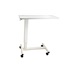 ROLINE Boční stolek s plynovou pružinou, výškově nastavitelný, bílý