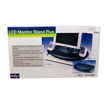 ROLINE Stojan pod monitor, 580x335mm, max. 40kg, prostor pro klávesnici, černý