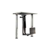 ROLINE Držák PC pod desku stolu, možnost otočení, stříbrný, 30kg