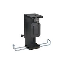 ROLINE Držák PC pod desku stolu, uzamykatelný, černý, 10kg