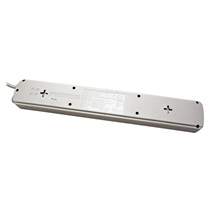 ROLINE Vícenásobná zásuvka 230V/10A, 6x zásuvka DE, vypínač, přepěťová ochrana, šedá, 1,8m