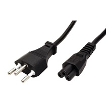 ROLINE Kabel síťový k notebooku Švýcarsko, SEV1011 T12 (typ J) - IEC320 C5, 1,8m, černý