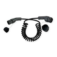 ROLINE Nabíjecí kabel pro elektromobily Typ2 - Typ2, 3x 16A, 11kW, kroucený, 3m