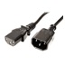 ROLINE Kabel síťový prodlužovací IEC320 C14 - IEC320 C13, 3m, černý