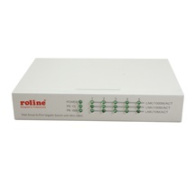 ROLINE Ethernet přepínač 1Gb, 6 portů (5x RJ45 + 1x SFP), WebSmart