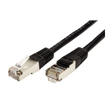 ROLINE FTP patchkabel kat. 5e, 1m, černý