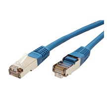 ROLINE S/FTP patchkabel kat. 5e, 1m, modrý