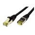 ROLINE S/FTP patchkabel kat. 6a, venkovní, TPE, LSOH, 7m, černý