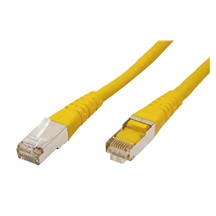 ROLINE S/FTP patchkabel kat. 6, 0,3m, žlutý