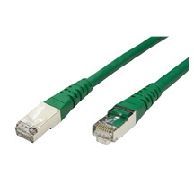 ROLINE S/FTP patchkabel kat. 6, 0,3m, zelený