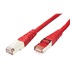 ROLINE S/FTP patchkabel kat. 6, 7m, červený