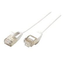 ROLINE U/FTP patchkabel kat. 7, s konektory RJ45, LSOH, tenký, 1,5m, bílý