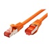 ROLINE S/FTP patchkabel kat. 6, Component Level, LSOH, 5m, oranžový