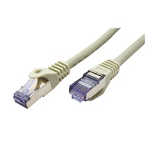 ROLINE S/FTP patchkabel kat. 6a, Component Level, 0,3m, LSOH, šedý