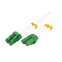 ROLINE Optický patchkabel LC/APC-LC/APC 9/125 (single mode), duplex, OS2, LSOH, armovaný, bílý, 10m