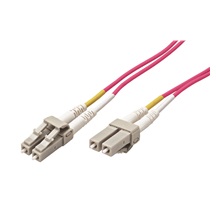 ROLINE Optický patchkabel LC-LC 50/125 (multimode), duplex, OM4, 0,5m