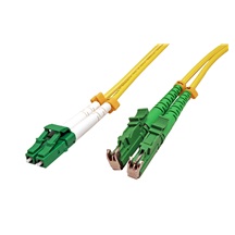 ROLINE Optický patchkabel E2000(APC) - LC(APC), 9/125(singlemode), LSOH, duplex, OS2, 2m