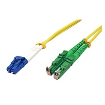 ROLINE Optický patchkabel E2000(APC) - LC(UPC), 9/125 (singlemode), LSOH, duplex, OS2, 7,5m