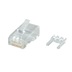 ROLINE Konektor RJ45 kat. 6 nestíněný, skládaný, na lanko / drát, 10ks