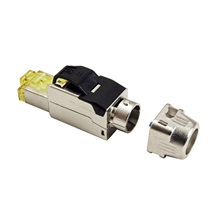 ROLINE Konektor RJ45 kat. 8.1, stíněný, na lanko / drát, montáž bez nástrojů