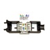 ROLINE Keystone konektor RJ45 kat. 6a, bílý, nestíněný, 180°, montáž bez nástrojů