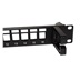 ROLINE Patchpanel pro keystone 19", STP, 16 portů, neosazený, černý