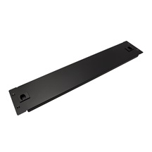 ROLINE 19" zaslepovací panel, 2U, západky, černý