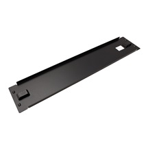 ROLINE 19" zaslepovací panel, 2U, západky, černý